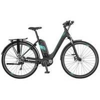 scott e sub tour 2017 unisex electric hybrid bike blackblue l