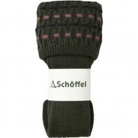 Schoffel Ladies Stitch Sock II, Dark Olive, Small (3-5)