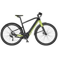 Scott E-Silence Speed 20 2017 Electric Hybrid Bike | Black/Green - L