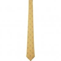 Schoffel Silk Tie, Ochre / Stag, One Size