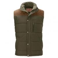 schoffel mens exton insulated vest forest green medium