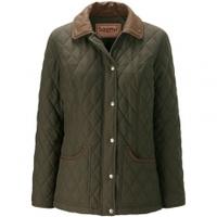 Schoffel Ladies Seaton Quilted Coat, Forest Green, 10