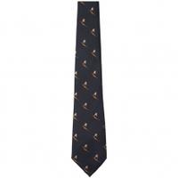 Schoffel Silk Tie, Navy / Pheasant, One Size