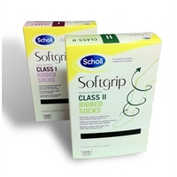 SCHOLL® Softgrip Ribbed Class 1 Support Socks