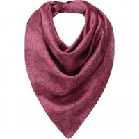 schoffel ladies silk scarf raspberry one size