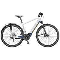 Scott E-Silence 20 2017 Electric Hybrid Bike | White/Blue - M