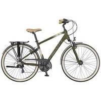 scott sub comfort 20 2017 hybrid bike green m