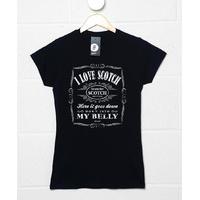 scotch label womens t shirt inspired by anchorman