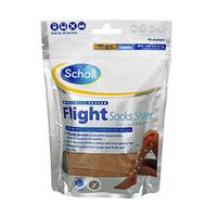 Scholl Semi-Sheer Soft Flight Socks (2PP) Natural