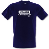 Scrabble It\'s All Fun And Games Until Someone Loses An I male t-shirt.