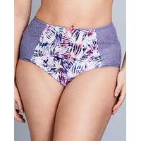 Sculptresse Chi Chi Palm Print Briefs