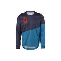 Scott Progressive Pro Long Sleeve Jersey | Blue/Red - L