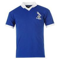 score draw retro oldham athletic 1982 home shirt mens