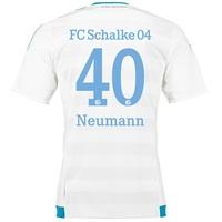Schalke 04 Away Shirt 2015-17 White with Neumann 40 printing, White