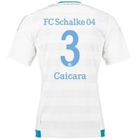 schalke 04 away shirt 2015 17 white with ciacara 3 printing white