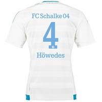 Schalke 04 Away Shirt 2015-17 White with Höwedes 4 printing, White