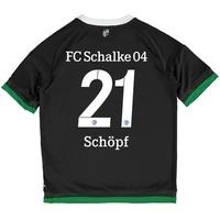 Schalke 04 Third Shirt 2015-17 - Kids Grey with Schöpf 21 printing, Grey