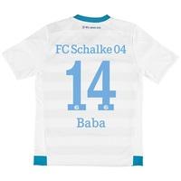 Schalke 04 Away Shirt 2015-17 - Kids White with Baba 14 printing, White