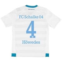 Schalke 04 Away Shirt 2015-17 - Kids White with Höwedes 4 printing, White