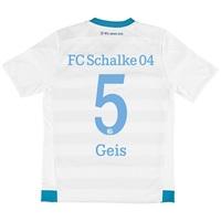Schalke 04 Away Shirt 2015-17 - Kids White with Geis 5 printing, White