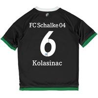 schalke 04 third shirt 2015 17 kids grey with kolasinac 6 printing gre ...