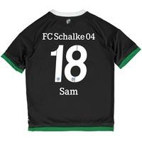 schalke 04 third shirt 2015 17 kids grey with sam 18 printing grey