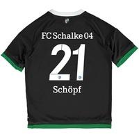 schalke 04 third shirt 2015 17 kids grey with schpf 21 printing grey