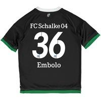 Schalke 04 Third Shirt 2015-17 - Kids Grey with Embolo 36 printing, Grey