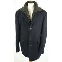 scotch size xlarge 46 chest dark navy blue smartstylish wool car coat  ...