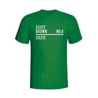 Scott Brown Celtic Squad T-shirt (green)