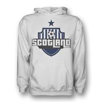 scotland country logo hoody white