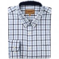 Schoffel Brancaster Shirt, Blue Check, 15