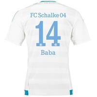 schalke 04 away shirt 2015 17 white with baba 14 printing white