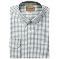 schoffel banbury shirt blueolive check 175