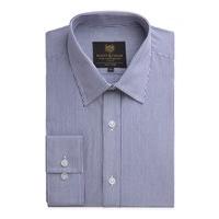 scott taylor blue bengal stripe shirt 16 blue