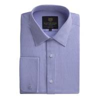 scott taylor lilac twill stripe shirt 15 lilac