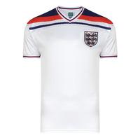 Score Draw Men\'s England 1982 World Cup Final Shirt - White, 2x-large