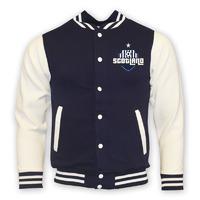 scotland college baseball jacket navy