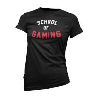 School of Gaming Women\'s Black T-Shirt - XXL