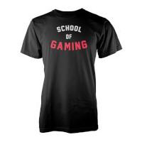 School of Gaming Men\'s Black T-Shirt - M