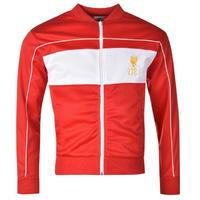 Score Draw Retro Liverpool 1982 Home Track Top Mens