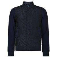 scotch and soda palm jacquard bomber