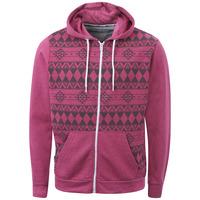 scott zip up hoodie in pink d code