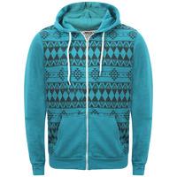 Scott zip up hoodie in turquoise - D-Code