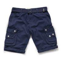 SCRUFFS VINTAGE CARGO NAVY SHORTS 38\