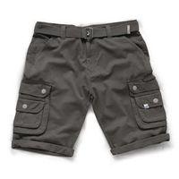 SCRUFFS VINTAGE CARGO CHARCOAL SHORTS 36\