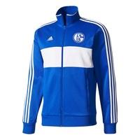 schalke 04 3 stripe track top blue blue