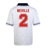 score draw england world cup 1990 home shirt neville 2