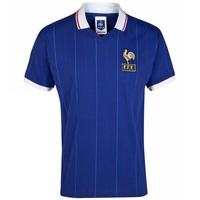 score draw france 1982 home shirt