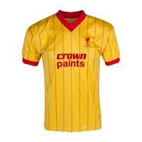 score draw liverpool 1982 away shirt